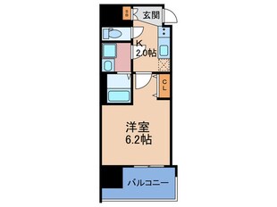 コンフォリア新梅田の物件間取画像